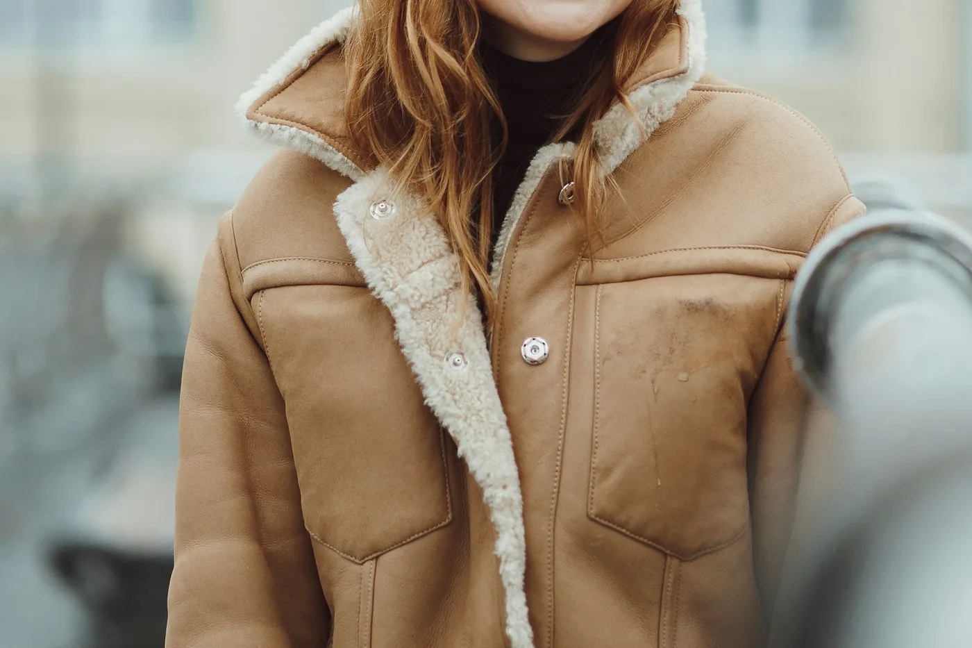 Edition Shearling-Lined Leather Jacket No.19